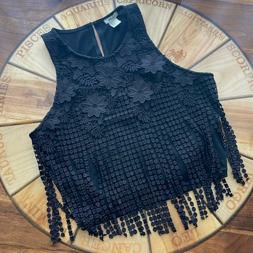 Crochet/fringe tank